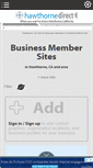 Mobile Screenshot of members.hawthornedirect.info